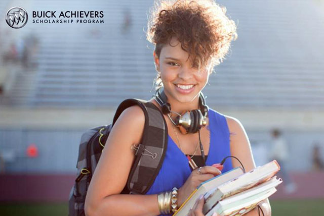 Buick Scholarship: Student thinks about opportunity to win a full ride to college.