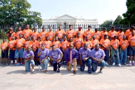 Edward Waters College Black Male College Explorers 2014 Summer Program on a 6-day trip to Washington D.C.